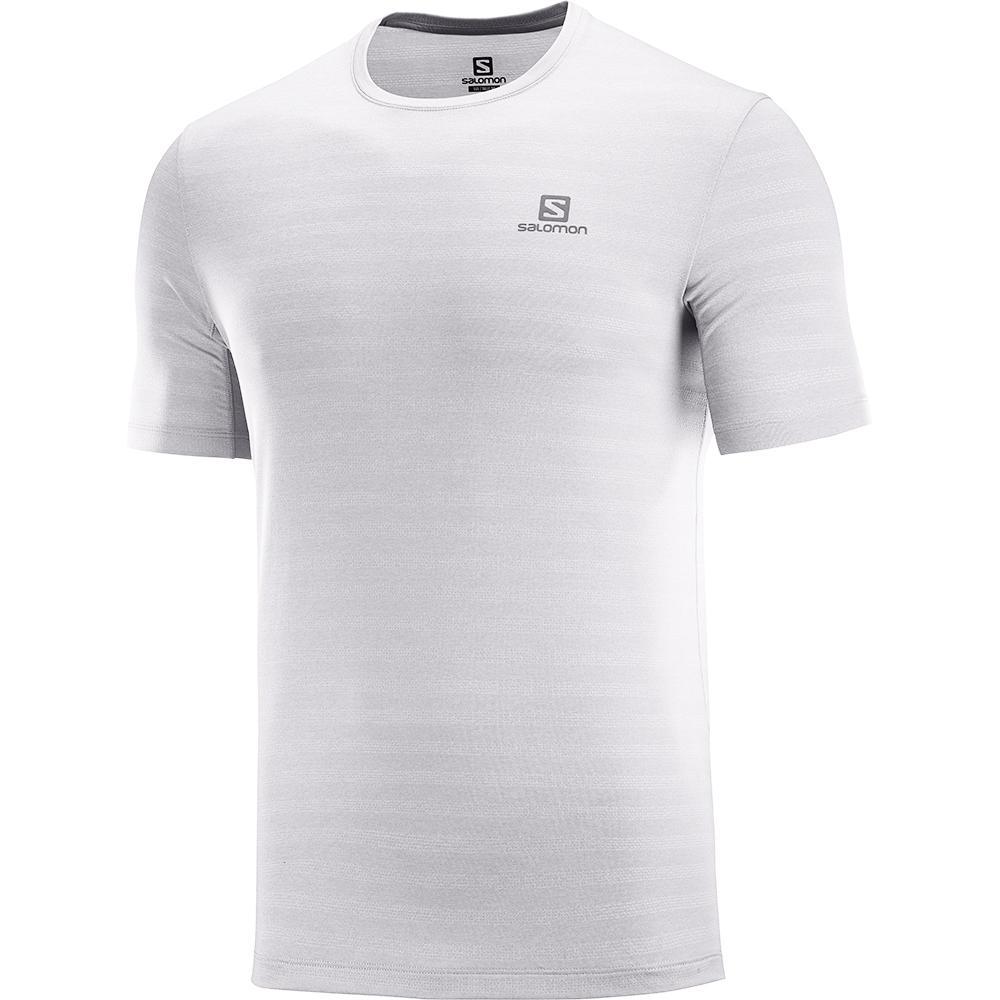 Salomon Singapore Mens T-shirts - XA M Grey | 60938-BWEF